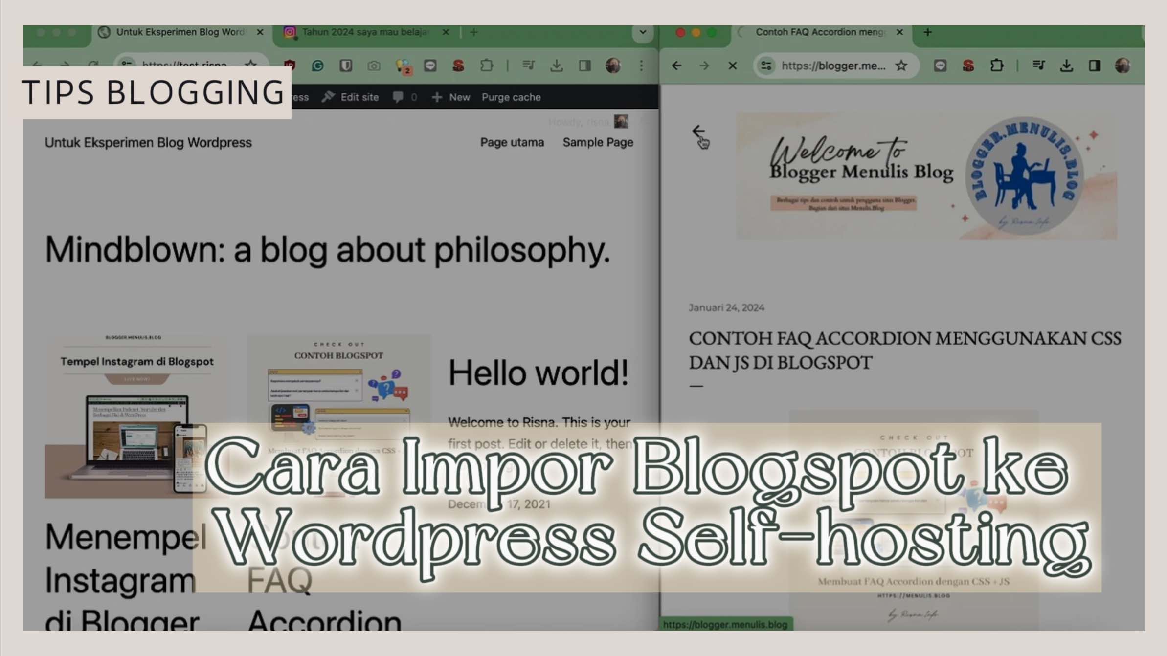 Cara Impor Blogspot ke WordPress Self-hosting